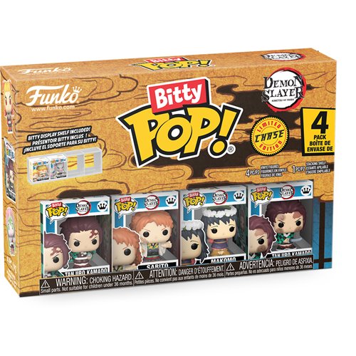 Demon Slayer Tanjiro Funko Bitty Pop! Mini-Figure 4-Pack - Specialty