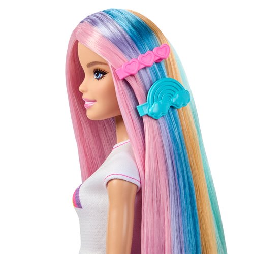 Barbie Rainbow Sparkle Hair Doll with Blonde Hair