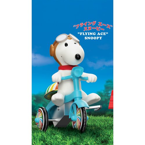 Peanuts Snoopy Flying Ace Super Cycles Vinyl Figure