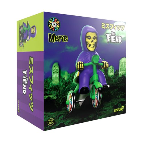Misfits Fiend (Purple with Green Trike) Super Cycles Vinyl Figure