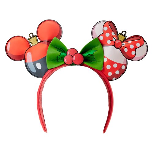 Mickey Mouse and Minnie Mouse Ornaments Ears Headband