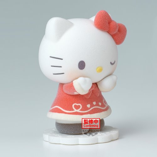 Sanrio Hello Kitty Santa Version Fluffy Puffy Mini-Figure