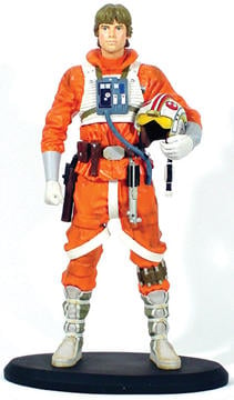 Star Wars Luke Skywalker X-Wing Pilot Cold-Cast Statue