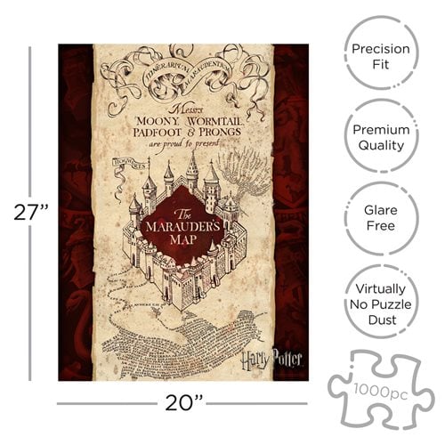 Harry Potter Marauder's Map 1,000-Piece Puzzle
