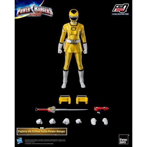 Power Rangers Turbo Yellow Turbo Power Ranger FigZero 1:6 Scale Action Figure