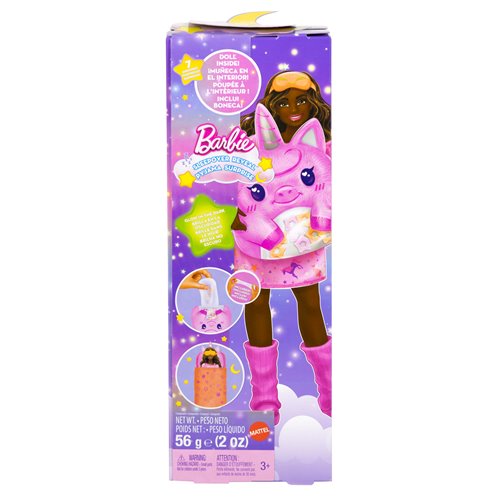 Barbie Sleepover Reveal Pink Doll and Accessories