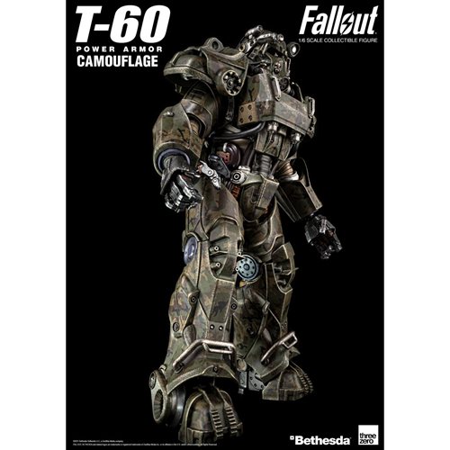 Fallout T-60 Camouflage Power Armor 1:6 Scale Action Figure