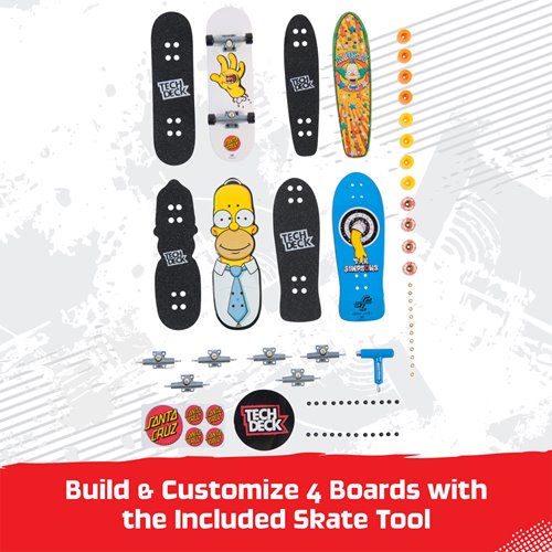 Tech Deck 96MM The Simpsons Fingerboard 4-Pack