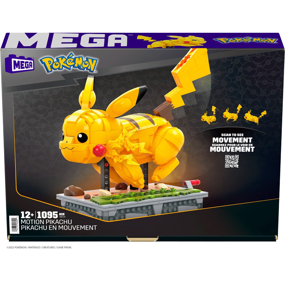 Mega Construx Pokemon Pikachu Construction Set, Building Toys for Kids  [ Exclusive] 16 Pieces