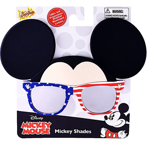 Mickey Mouse Red, White and Blue Sun-Staches
