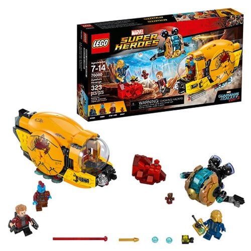 LEGO GUARDIANS YONDU LASER DRILL SPACESHIP & DRONE 76080 BUILD ONLY MARVEL 