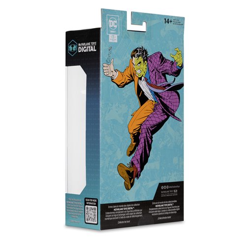 DC Direct Wave 4 Two-Face The Silver Age 7-Inch Scale Action Figure with McFarlane Toys Digital Coll