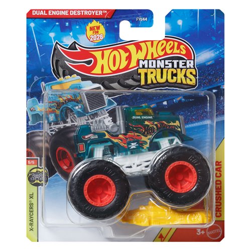 Hot Wheels Monster Trucks 1:64 Scale Vehicle 2026 Mix 2 Case of 8