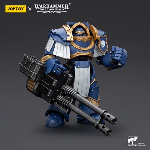 Joy Toy Warhammer 40,000 Ultramarines Cataphractii Squad Terminator with Reaper Autocannon 1:18 Scal