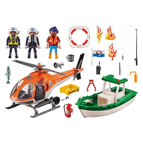 Playmobil 70491 Rescue Action Coastal Fire Mission
