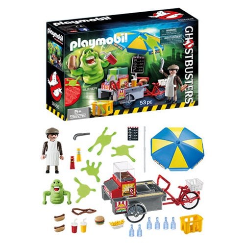 Playmobil 9222 Ghostbusters Slimer with Hot Dog Stand Playset