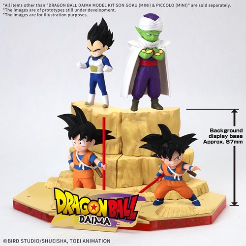 Dragon Ball Daima Son Goku Mini and Piccolo Mini Model Kit