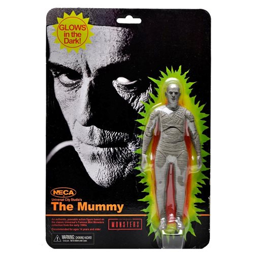 Universal Monsters Retro Glow-in-the-Dark 7-Inch Scale Action Figure Assortment Set of 3