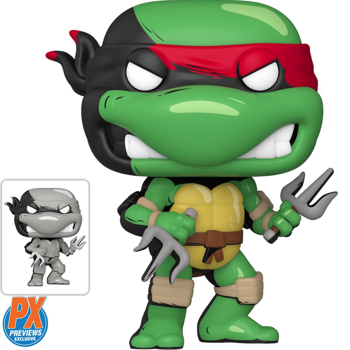 Teenage Mutant Ninja Turtles Comic Raphael Figure Previews Exclusive