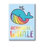 Pride Whale Flat Magnet
