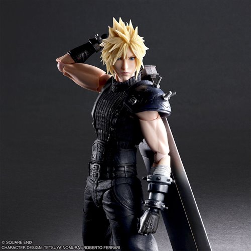 Final Fantasy VII Rebirth Cloud Strife Play Arts Kai Action Figure
