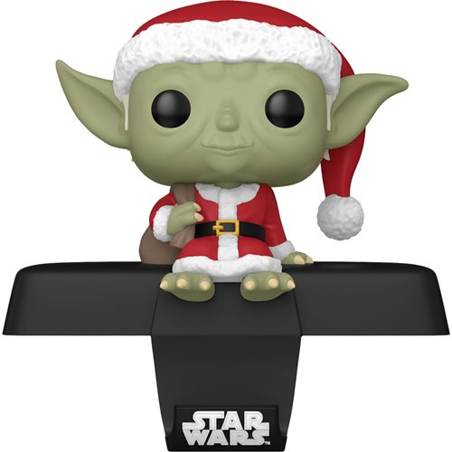 Star Wars Yoda Holiday Edge-Sitter Stocking Holder