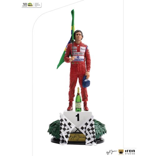 F1 GP Brazil 1991 Ayrton Senna Deluxe Art 1:10 Scale Statue