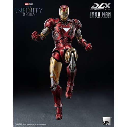 Marvel Studios: The Infinity Saga Iron Man Mark 6 Battle Damaged DLX Action Figure