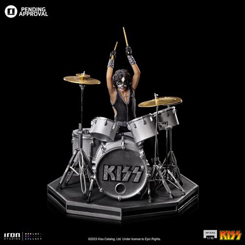 KISS Peter Criss Limited Edition 1:10 Art Scale Statue