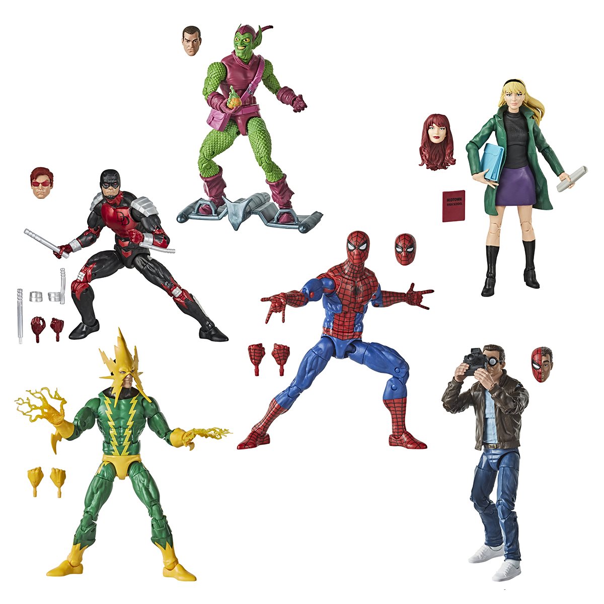 Spider-Man Marvel legends Green Goblin 6" Action Figure rétro collection