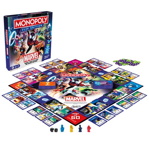 Marvel Monopoly Flip Edition Board Game
