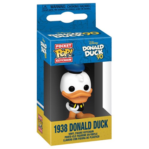 Donald Duck 90th Anniversary 1938 Donald Duck Funko Pocket Pop! Key Chain