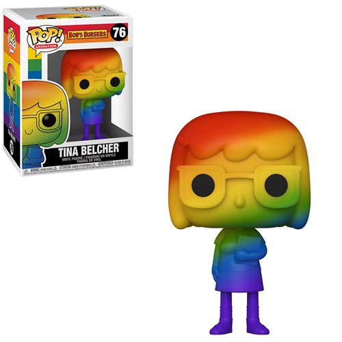 Bob's Burger Tina Belcher Pride 2021 Rainbow Funko Pop! Vinyl Figure