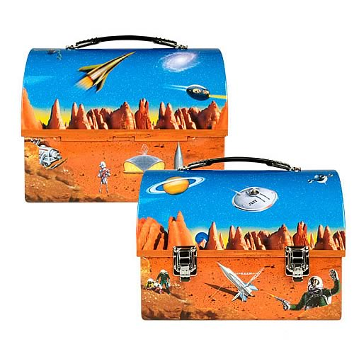 Space Retro Dome Lunch Box - Entertainment Earth