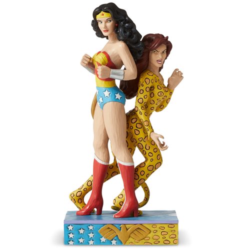 DC Comics Wonder Woman and Cheetah Statue by Jim Shore