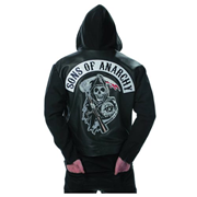 Sons of Anarchy Black Leather Highway Jacket