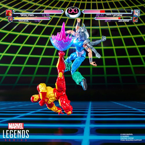 Marvel Legends Series Iron Man vs Spiral 6-Inch Action Figures