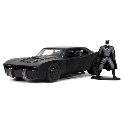 The Batman 2021 Batmobile 1:32 Scale Die-Cast Metal Vehicle with Batman Figure