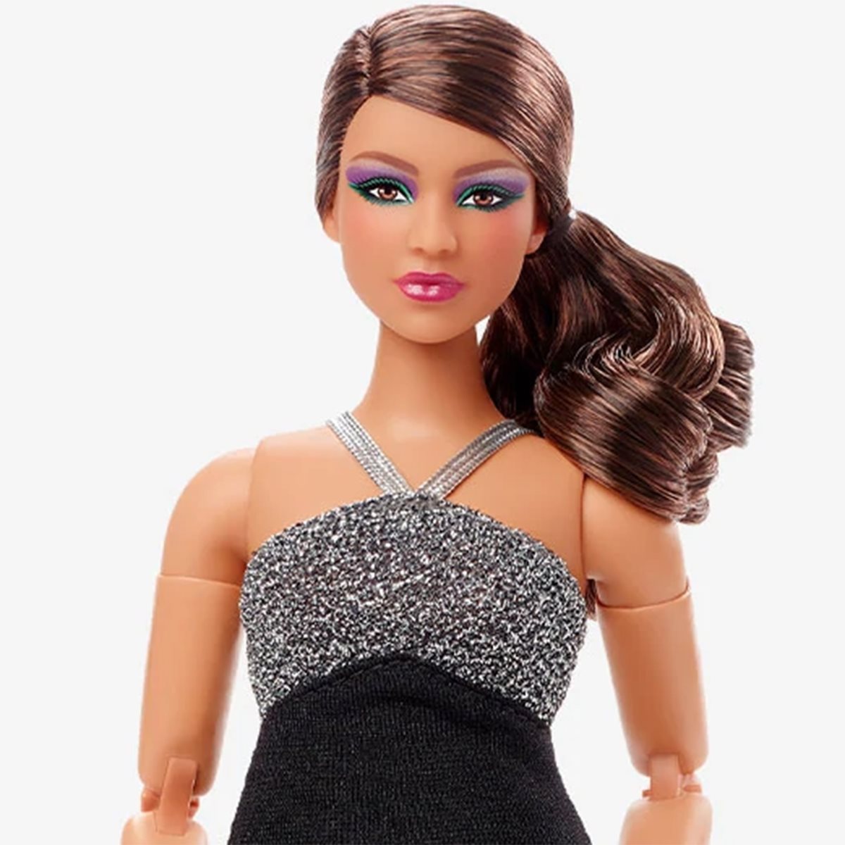 Barbie Signature Barbie Looks Doll (Brunette Wavy Hair, Curvy Body Type ...