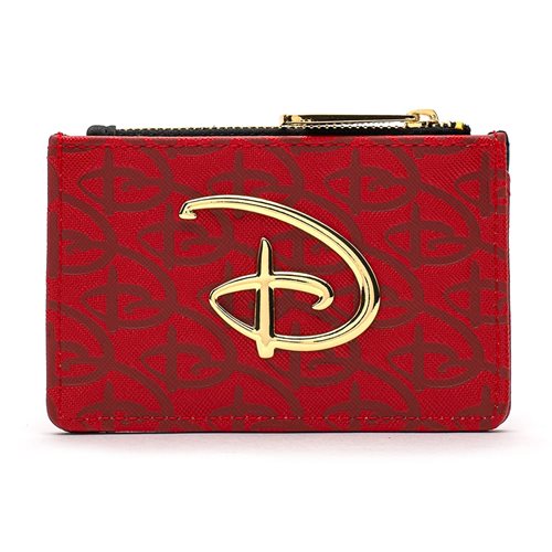 Disney Red-and-Black Debossed Coin Purse