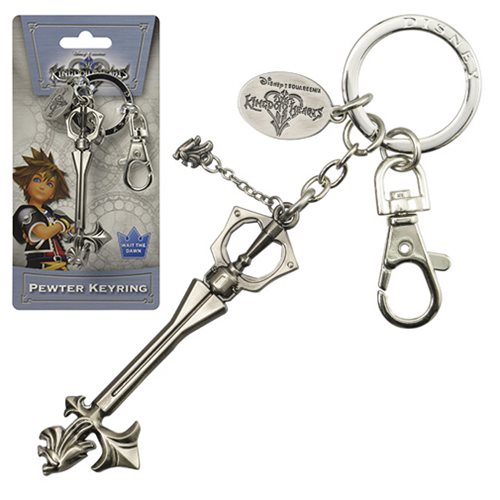 Disney NEW Kingdom Hearts Pewter Metal Keychain Sleeping Lion Key Chain