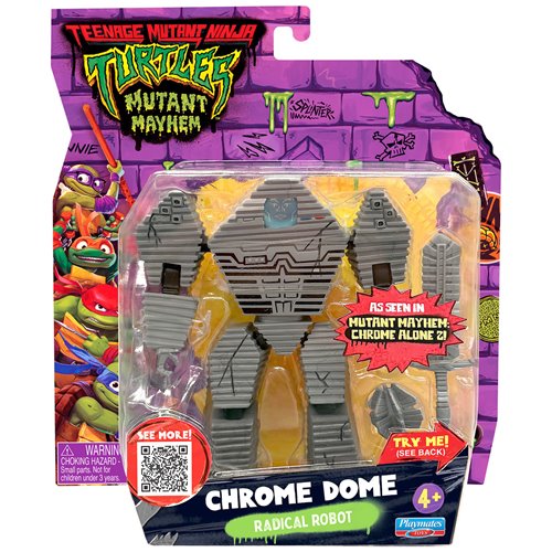 TMNT Mutant Mayhem Chrome Dome Action Figure