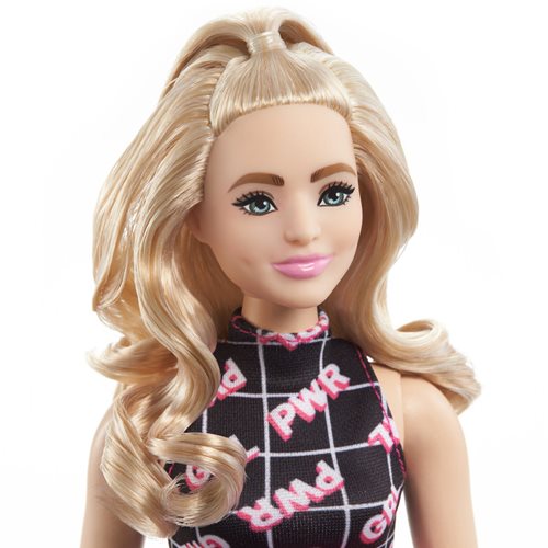 Barbie Fashionista Doll #202 with Girl Power-Print Outfit