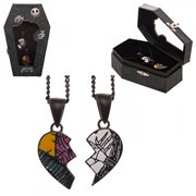 The Nightmare Before Christmas His and Hers Necklace Set