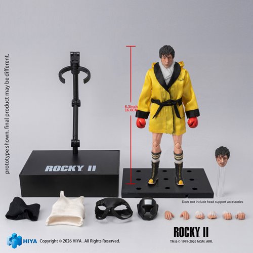 Rocky II Rocky Balboa Boxer Version Super Ultimate Series 1:12 Scale Action Figure