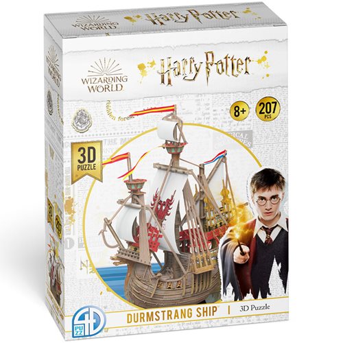 Harry Potter The Durmstrang Ship Medium Version 3D Model Puzzle Kit