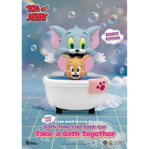 Tom and Jerry Bath Time Pull Back Car Series PBC-032 Vehicle Blind Box Case of 6