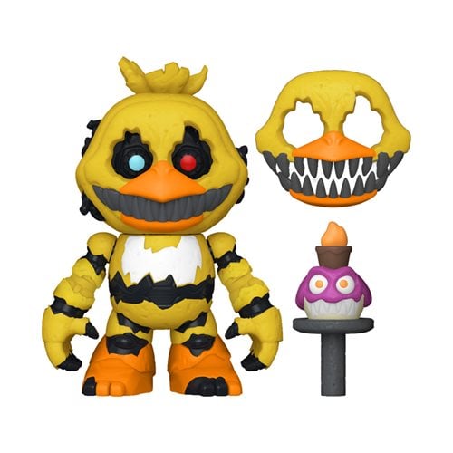 Five Nights at Freddy's Nightmare Chica and Toy Chica Snap Mini-Figure 2-Pack