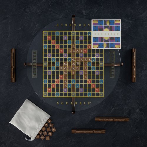 Scrabble Glass Prisma Edition Game