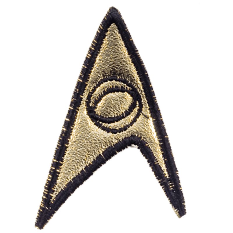 Star Trek Original Series Command Insiginia Embroidered Logo Patch 3 inches tall 
